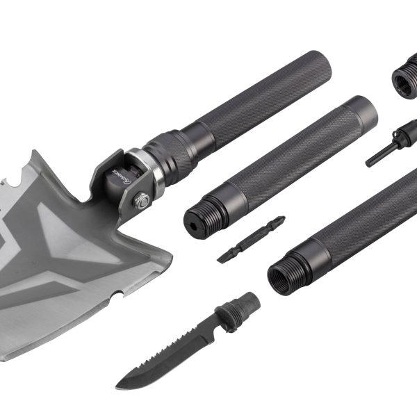 Albainox - Pelle de survie PRO - 11 Fonctions - Pelle 11 fonctions