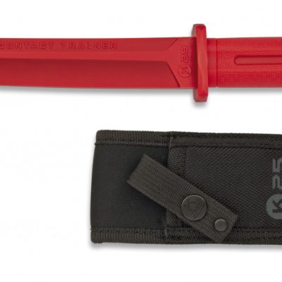 Couteau d'entraînement droit caoutchouc K25