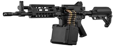 REP GE LMG 12.5'' AVEC CHARGEUR ELECTRONIQUE 2600CPS METAL NOIR - LMG Golden Eagle 12.5'' replica with electronic charger