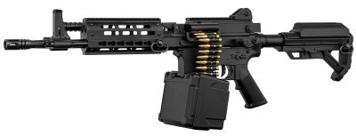 REP GE LMG 12.5'' AVEC CHARGEUR ELECTRONIQUE 2600CPS METAL NOIR - LMG Golden Eagle 12.5'' replica with electronic charger - obrazek 2