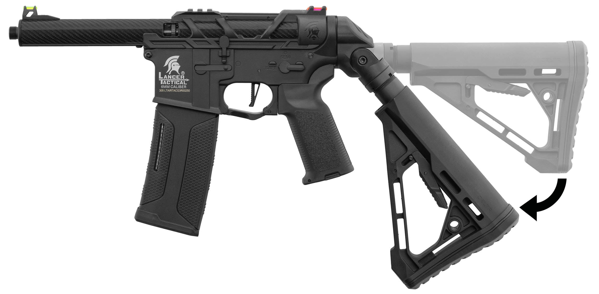 Réplique AEG Lancer Tactical X AIRTAC GEN 3 Noir mat OD-SA-LE9078 asgbox.pl Réplique AEG Lancer Tactical X AIRTAC GEN 3 Noir mat - obrazek 5