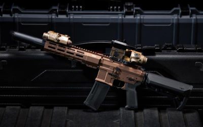 Lancer Tactical MAYO GANG MGC4 MK3 M4 AEG Bronze - - obrazek 6