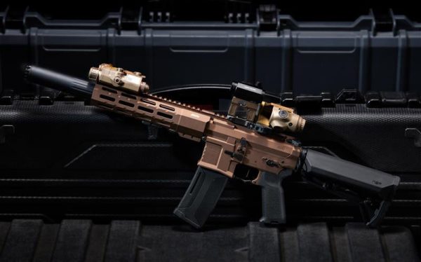 Lancer Tactical MGC4 MK3 M4 AEG Bronze