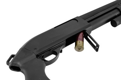 M870 Golden Eagle Gas Pump Action Shotgun Replica Black - Replica M870 Golden Eagle Black Gas Pump Shotgun - obrazek 4