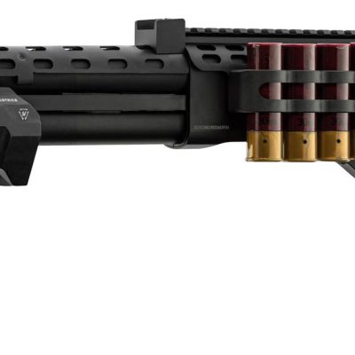 Réplique de fusil à pompe M870 Strike Industries noire