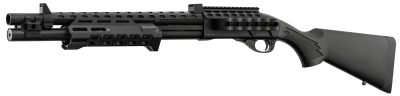 Réplique de fusil à pompe M870 Strike Industries noire - M870 Full black crosse plaine - obrazek 2