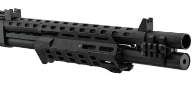 Réplique de fusil à pompe M870 Strike Industries noire - M870 Full black crosse plaine - obrazek 9