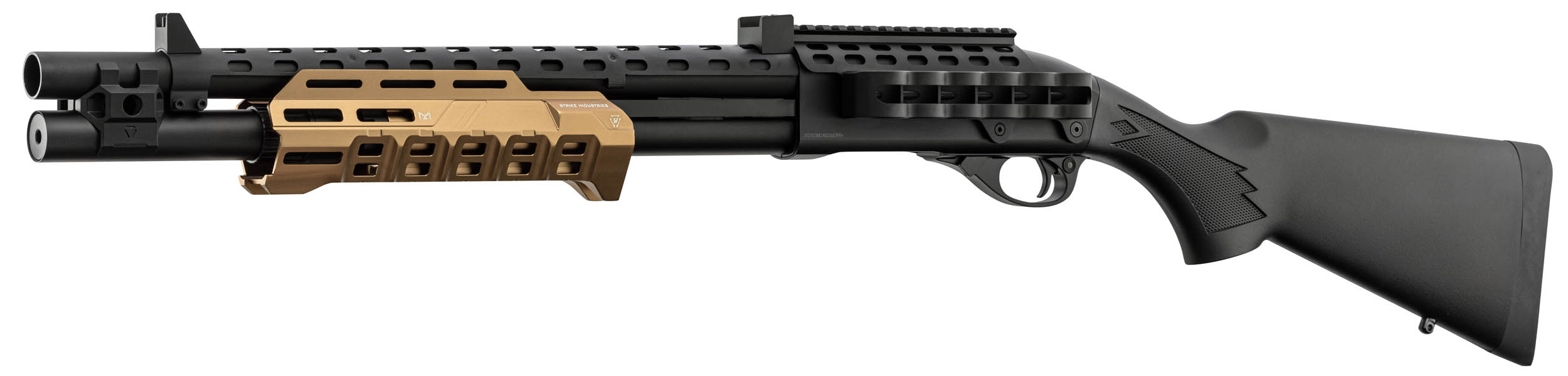 Réplique de fusil à pompe M870 Strike Industries noire et tan OD-SA-LG3033 asgbox.pl Réplique de fusil à pompe M870 Strike Industries noire et tan - obrazek 4