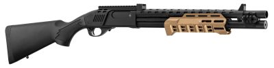 Réplique de fusil à pompe M870 Strike Industries noire et tan - obrazek 9