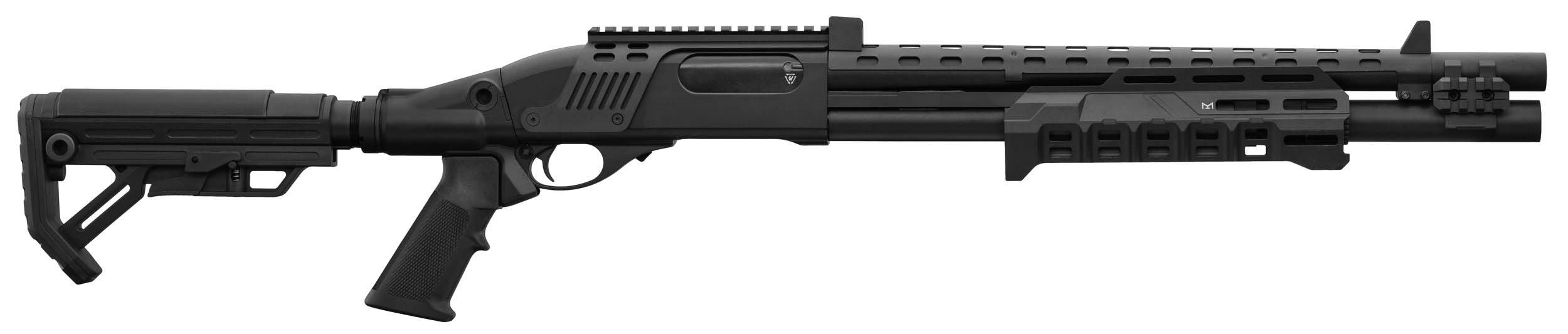 Fusil à pompe Gaz M870 Strike Industries noir airsoft OD-SA-LG3034 asgbox.pl Fusil à pompe Gaz M870 Strike Industries noir airsoft - obrazek 4