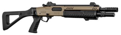 Réplique fusil à pompe FABARM STF12 Compact Tan Gaz - FABARM STF12 Compact Tan