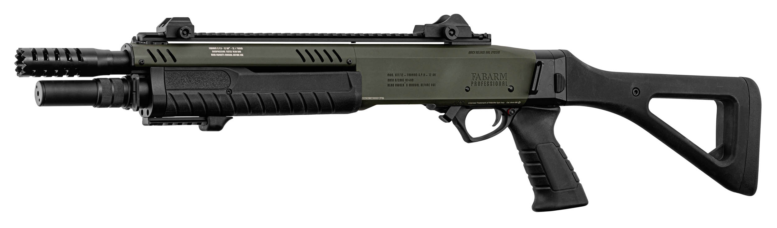 Réplique fusil à pompe FABARM STF12 Compact OD Gaz OD-SA-LG3052 asgbox.pl Réplique fusil à pompe FABARM STF12 Compact OD Gaz - obrazek 4