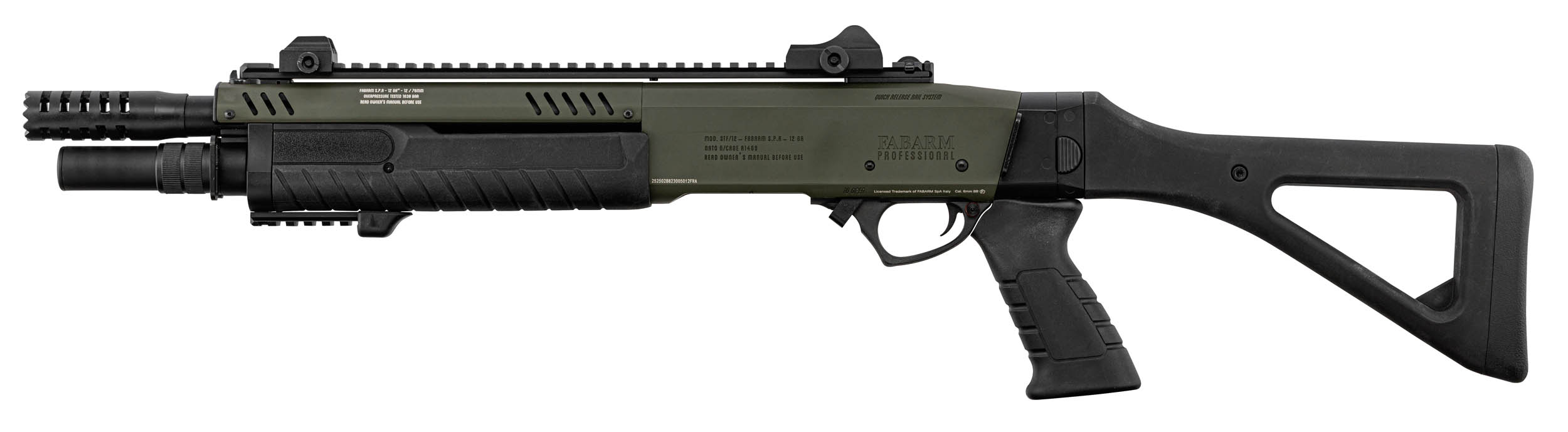 Réplique fusil à pompe FABARM STF12 Compact OD Gaz OD-SA-LG3052 asgbox.pl Réplique fusil à pompe FABARM STF12 Compact OD Gaz - obrazek 5