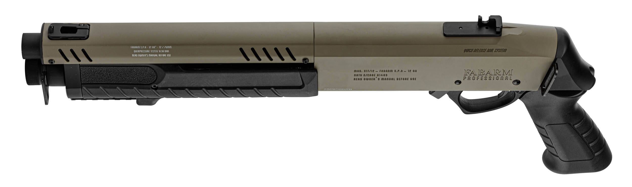 Réplique fusil à pompe FABARM STF12 Short Initial TAN Gaz OD-SA-LG3056 asgbox.pl Réplique fusil à pompe FABARM STF12 Short Initial TAN Gaz - obrazek 8