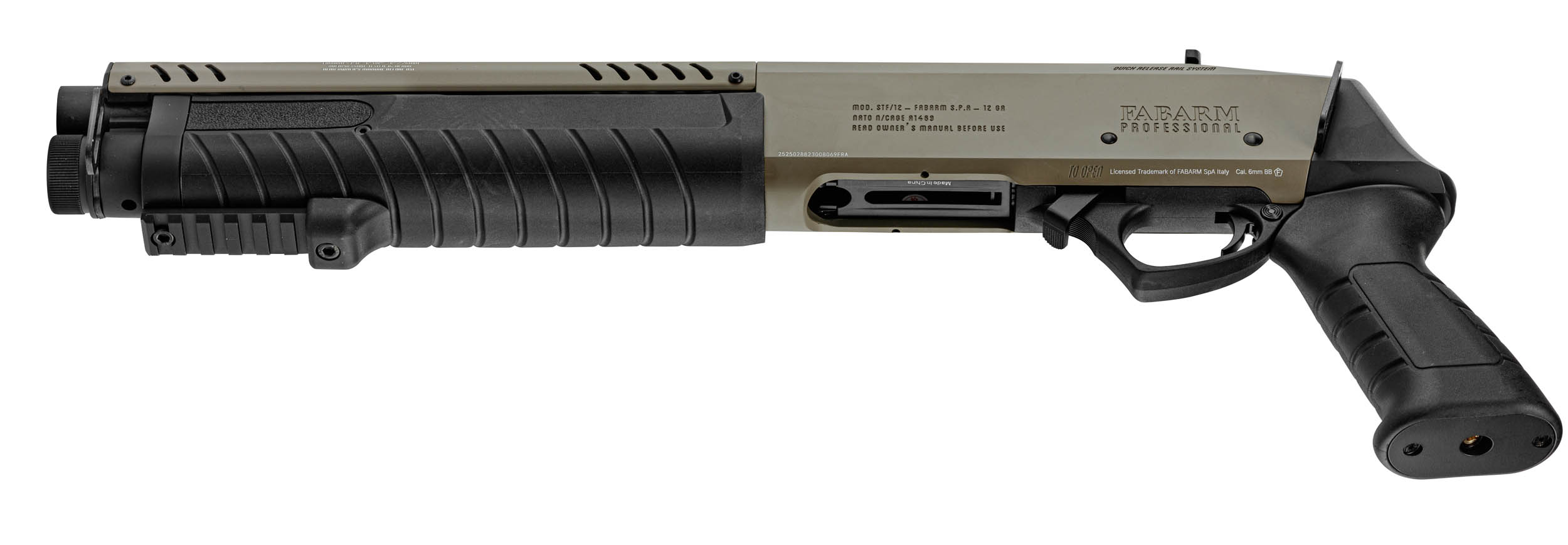Réplique fusil à pompe FABARM STF12 Short Initial TAN Gaz OD-SA-LG3056 asgbox.pl Réplique fusil à pompe FABARM STF12 Short Initial TAN Gaz - obrazek 9