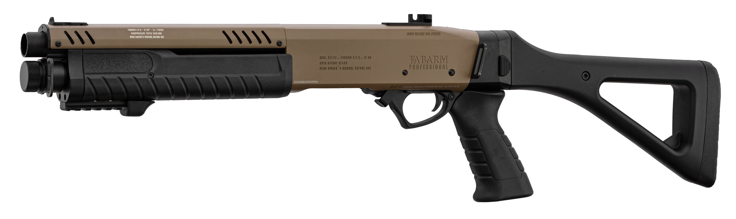 Réplique fusil à pompe FABARM STF12 initial TAN Gaz OD-SA-LG3064 asgbox.pl Réplique fusil à pompe FABARM STF12 initial TAN Gaz - obrazek 5