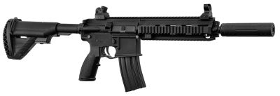 Réplique AEG Delta 595 polymere pack avec Silencieux - Réplique AEG Delta 595 polymere 14.5' pack complet - obrazek 5