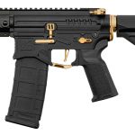 Réplique R15 mod 1 Zion Arms noire et or garde main court -