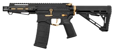 Réplique R15 mod 1 Zion Arms noire et or garde main court -