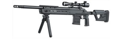 Réplique airsoft spring M66 crosse repliable - M66 SNIPER NOIR - obrazek 3