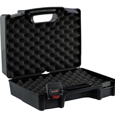 Alternative view of Mallette noire pour armes de poing avec fermeture à code