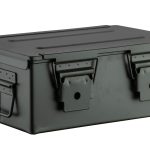 Caisse à munitions métallique verte 33x22x13cm - CAISSE MUITION METAL VERTE DIM  33 X 22 X 13