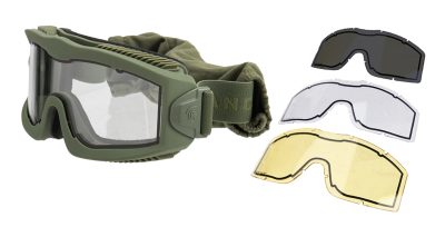 Masque série AERO Thermal avec 3 écrans - Noir - obrazek 2