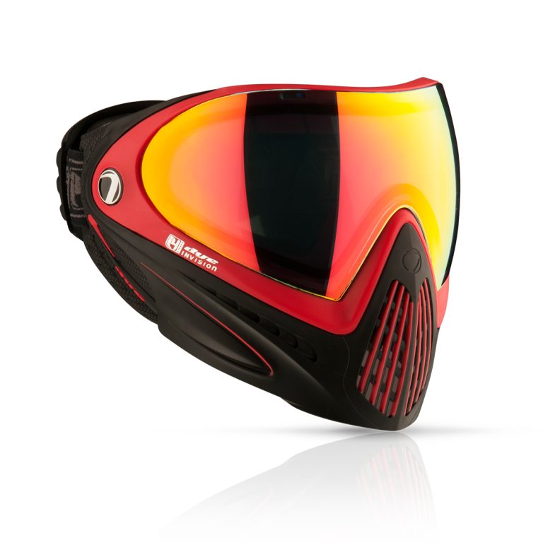 Masque Dye I4 PRO Meltdown rouge et noir - Rouge/Noir
