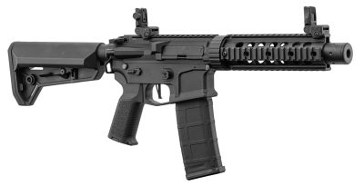Réplique AEG LT-15 GEN2 NSR noire - AEG LT-15 PDW STOCK POLYMER SILENCIEUX 1J NOIR - NSR - obrazek 2
