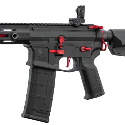 Réplique AEG LT-32 Hellion Noir/Rouge NSR pack complet