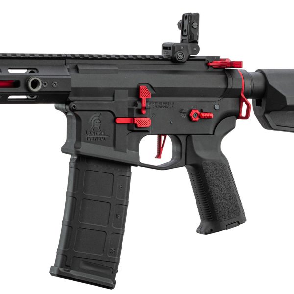 Réplique AEG LT-32 Hellion Noir/Rouge NSR pack complet - AEG LT-32 HELLION 7" NOIR/ROUGE PACK GEN2 - 1J - NSR