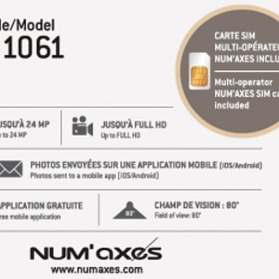 NUM'AXES - Pack Piège photographique PIE1061