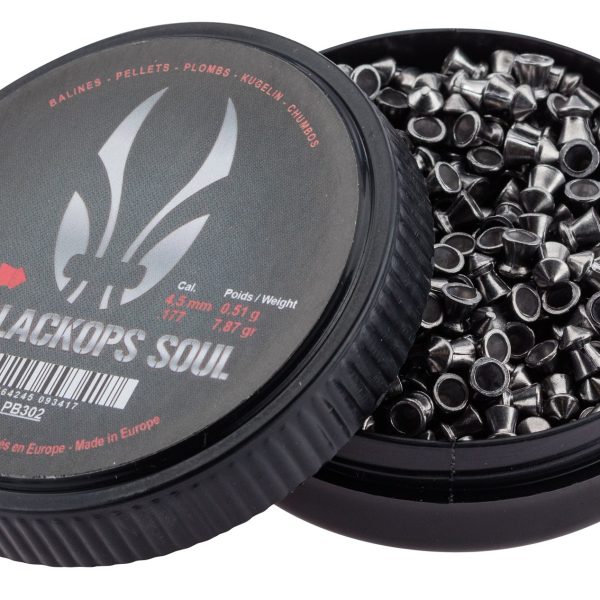 Plombs The Black Ops Soul à tête pointue cal. 4,5 mm