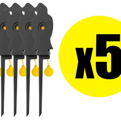 Pack Cible mobile corbeau pour armes calibre 4.5 mm (x5)