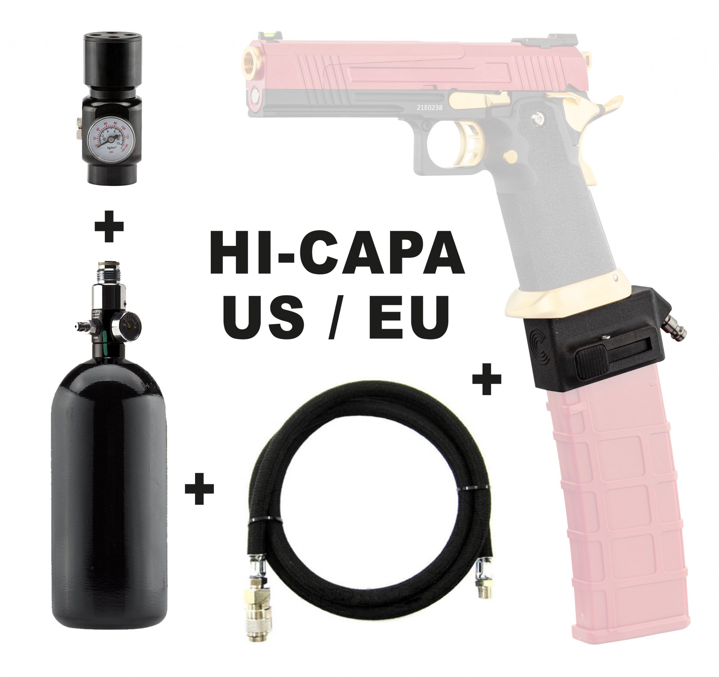 Pack HPA chargeur M4 pour Hi-Capa series OD-SA-PCKA69364 asgbox.pl Pack HPA chargeur M4 pour Hi-Capa series