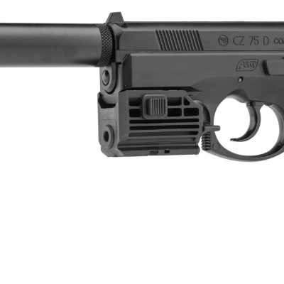 Pack airsoft CZ75D CO2 + mallette + laser + silencieux