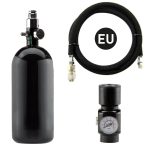 Pack complet EU bouteille 0,8L + preset + régulateur HPA + ligne renforcée -