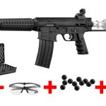 Pack AR15 Defense Cal .68 semi-auto à air -