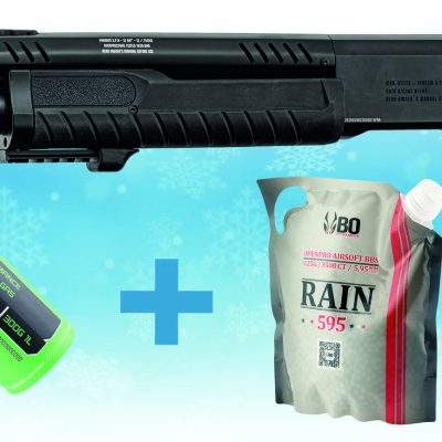 Pack de Noel réplique spring STF12 INITIAL à gaz  + billes + bouteille de gaz
