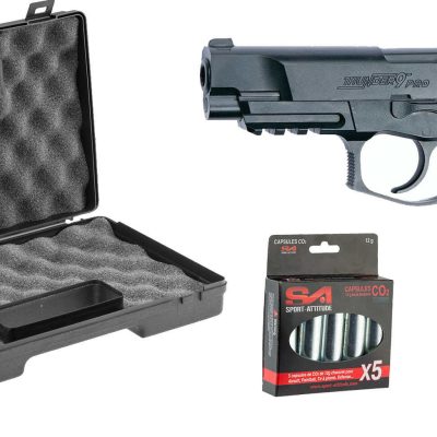 Pack Bersa- CO2 + mallette ABS + 5 CO2