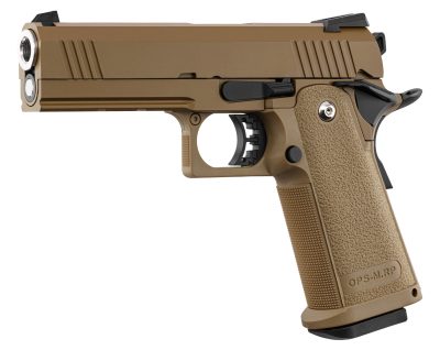 Réplique GBB Hi-capa Tan Golden Eagle - Réplique GBB hi-capa Tan Golden Eagle