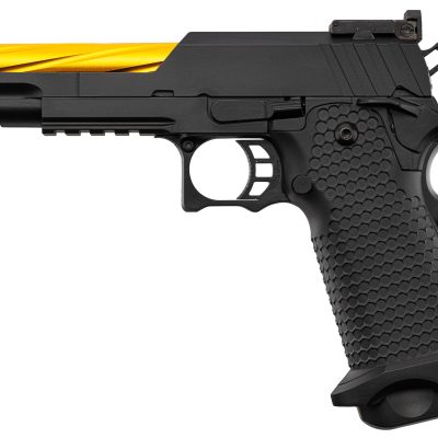 Réplique GBB hi-capa 5.1 noir/Gold Golden Eagle