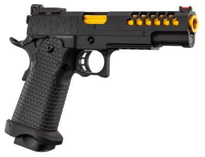 GBB hi-capa 5.1 black/Gold Golden Eagle replica - REP GBB GE HI CAPA NOIR / GOLD DESIGN SLIDE - 1J - obrazek 2