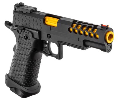 GBB hi-capa 5.1 black/Gold Golden Eagle replica - REP GBB GE HI CAPA NOIR / GOLD DESIGN SLIDE - 1J - obrazek 7