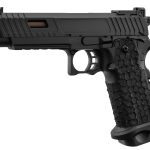 Pistolet GBB Golden Eagle Hi-Capa 5.1 Noir/Bronze airsoft - REP GBB GE HI CAPA NOIR / CULASSE GOLD GRIP ANTIGLISSE - 1J