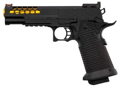 Pistolet GBB Golden Eagle Hi-Capa 5.1 Noir/Gold airsoft - Réplique GBB hi-capa 5.1 noir/gold Golden Eagle - obrazek 3