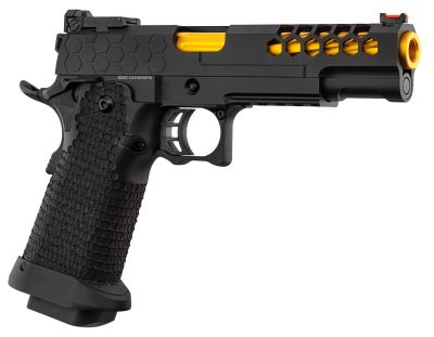Pistolet GBB Golden Eagle Hi-Capa 5.1 Noir/Gold airsoft - Réplique GBB hi-capa 5.1 noir/gold Golden Eagle - obrazek 2