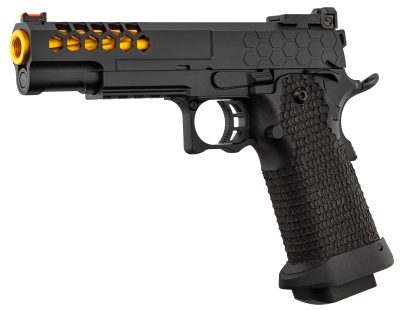 Pistolet GBB Golden Eagle Hi-Capa 5.1 Noir/Gold airsoft - Réplique GBB hi-capa 5.1 noir/gold Golden Eagle