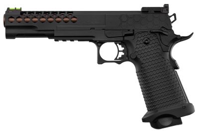 Pistolet GBB  Golden Eagle Hi-Capa 6 airsoft - Réplique GBB hi-capa 6 noir Golden Eagle - obrazek 3