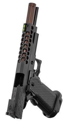 Pistolet GBB  Golden Eagle Hi-Capa 6 airsoft - Réplique GBB hi-capa 6 noir Golden Eagle - obrazek 7